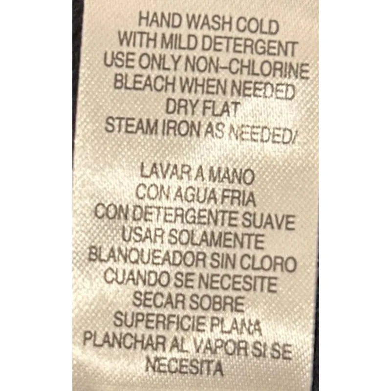 Sandra Darren Women's Black Gray Blue Long Sleeve Cowl Neck Sweater Dress Size L - Image 5