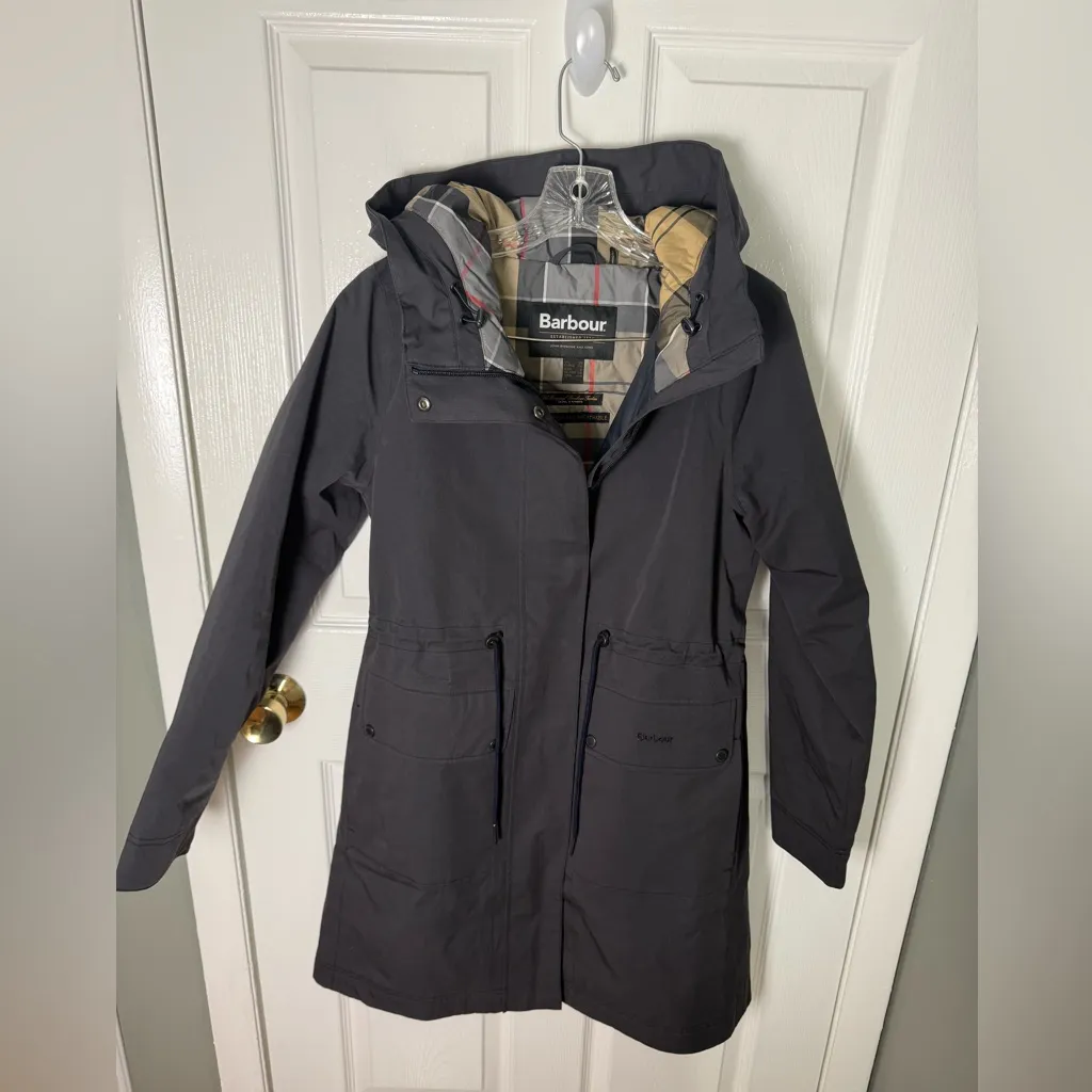 Barbour  Bowlees Longline Waterproof Jacket 6 - Image 2