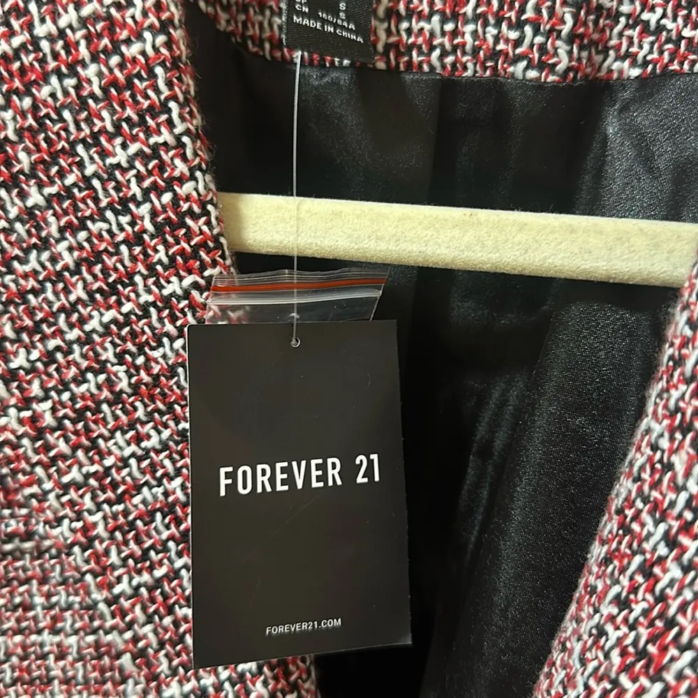 Red TWEED blazer - Image 3