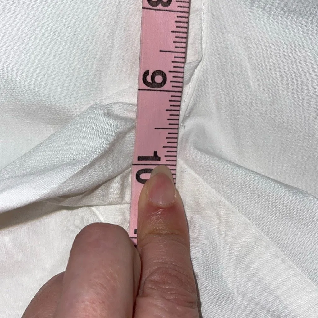 Chico's Womens Christa Elastic Waistband Crop Capri Pants White Sz 0‎ XS (4) NWT - Image 9