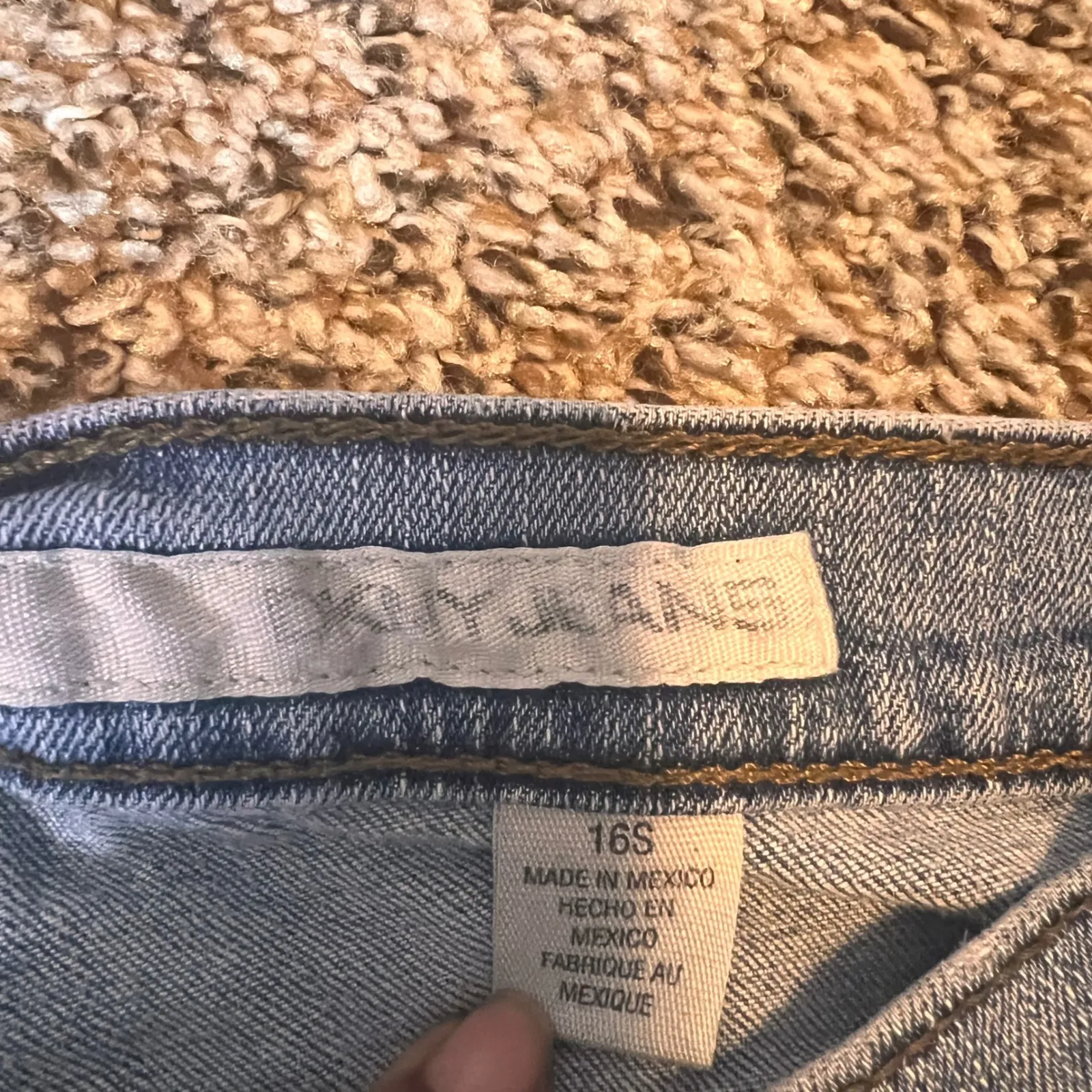 DKNY Soho Flare Leg Jeans Women's Size 16S Blue‎ Denim Casual - Image 2