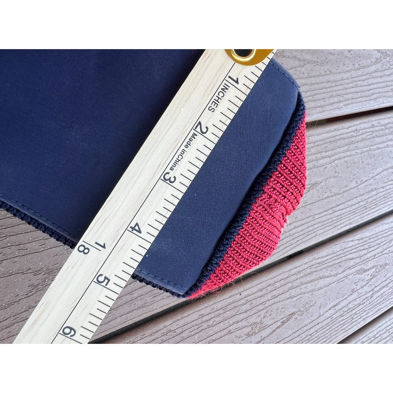 The Sak Crochet Purse Shoulder Bag Mini Tote Bohemian Stripe Handbag‎ Boho Nylon - Image 6