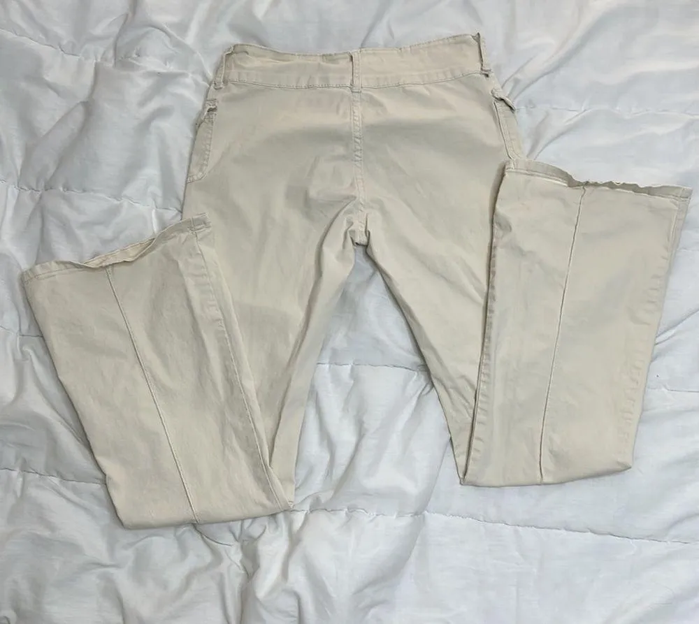 Brandy Melville cream  flares - Image 2