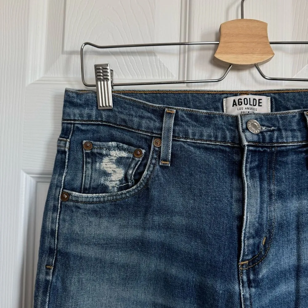 Agolde Isabel Slim Boyfriend Ankle Jeans in Sanctuary Size 26 - Image 11