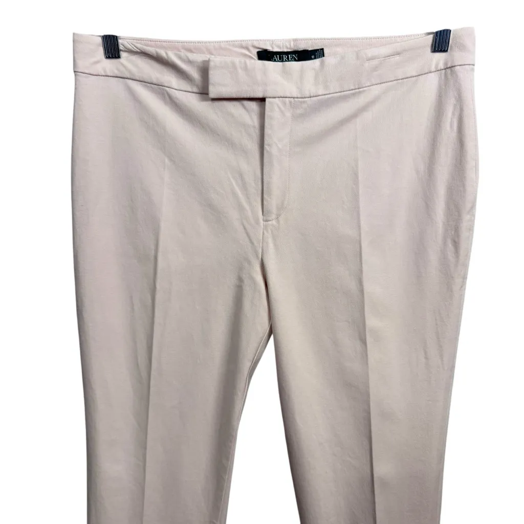 Lauren Ralph Lauren Women’s Pink Slim Fit Dress Pants Size 10 - Image 2