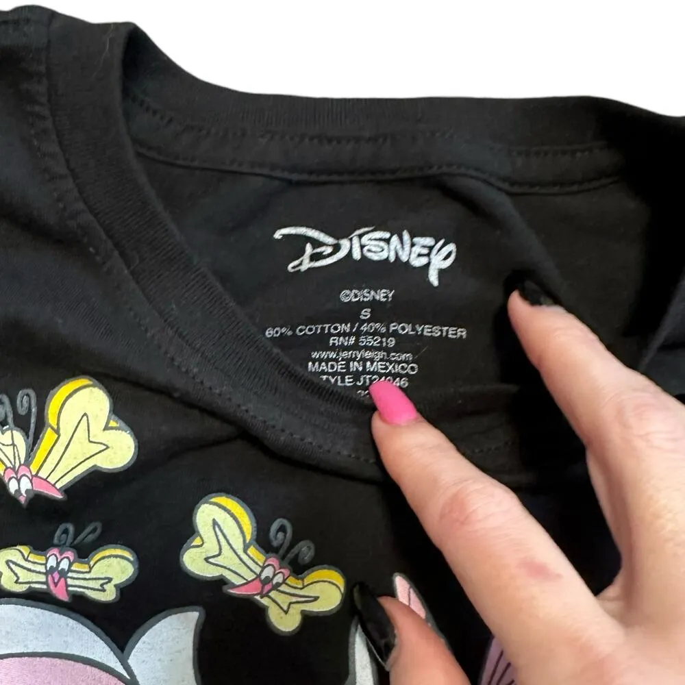 Disney Alice In Wonderland Black Light Women’s T-Shirt Size Small - Image 2