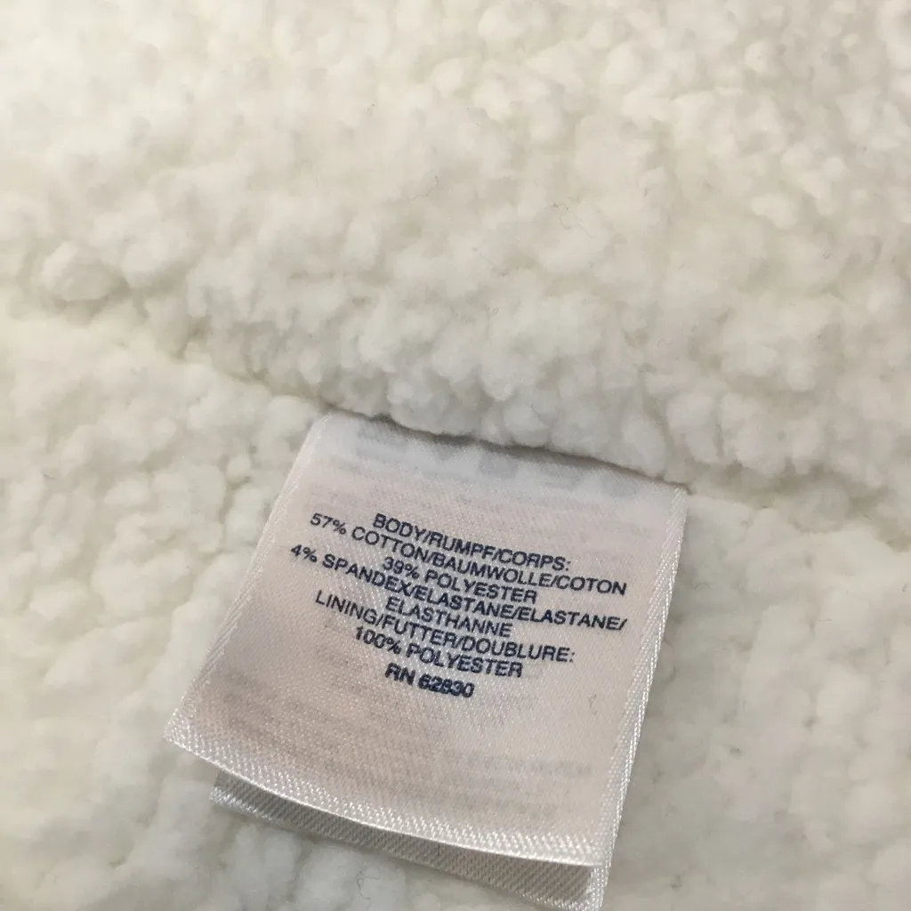 Lands End Open Front Fleece Jacket - Image 8