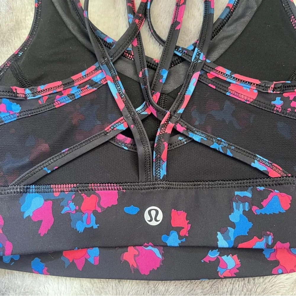 Lululemon  Strap It Like Its Hot Bra Dandy Digie Multi / Black size 4 - Image 5