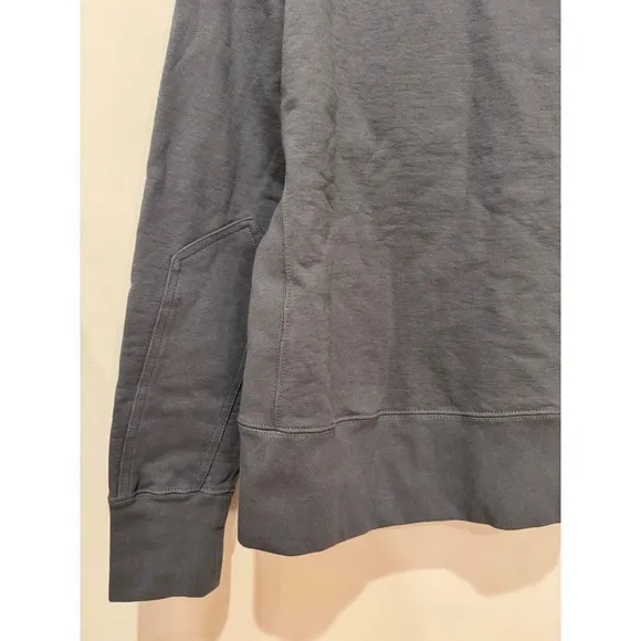 American Giant Womens Full Zip Hoodie Sweatshirt Gray Cotton XL Made in USA - Image 10