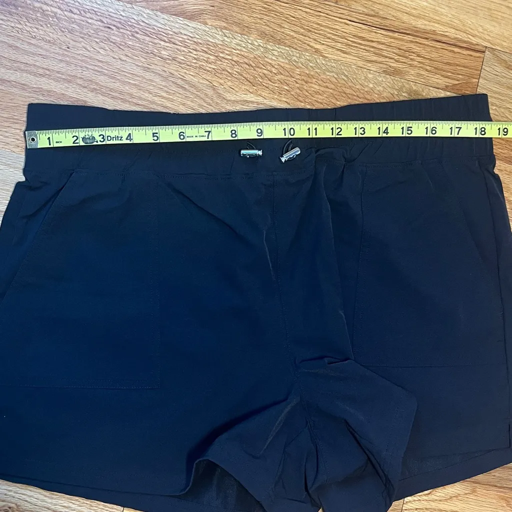 RBX Active Women’s Toggle Drawcord Quick Drying Woven Shorts Sz XL Black - Image 8