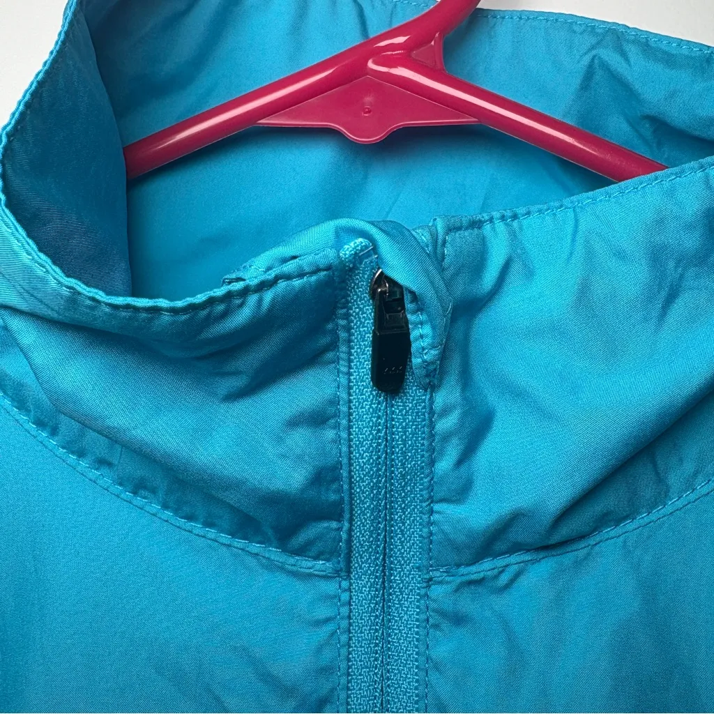 Women’s Peter Millar Teal Windbreaker Quarter Zip Jacket Size: S - Image 4