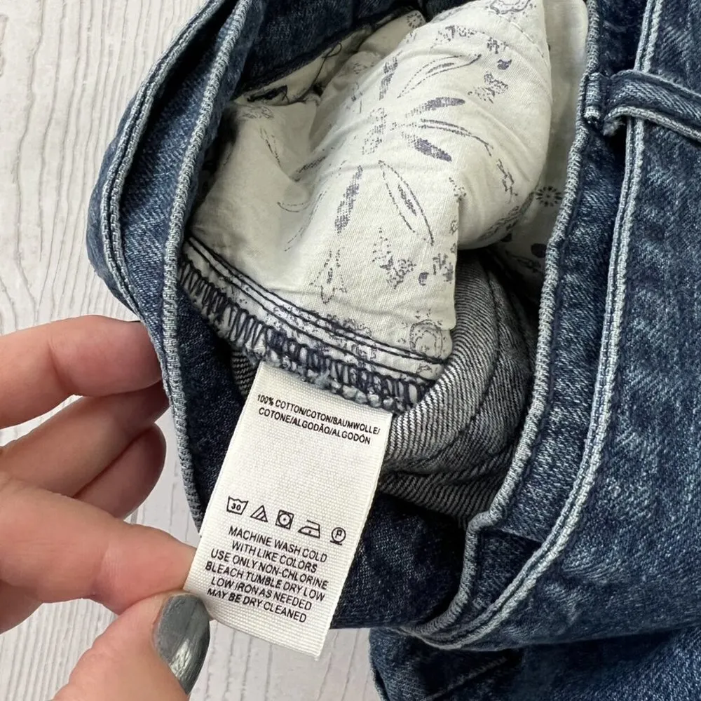 Free People Jade Belted Denim Skirt - Image 4