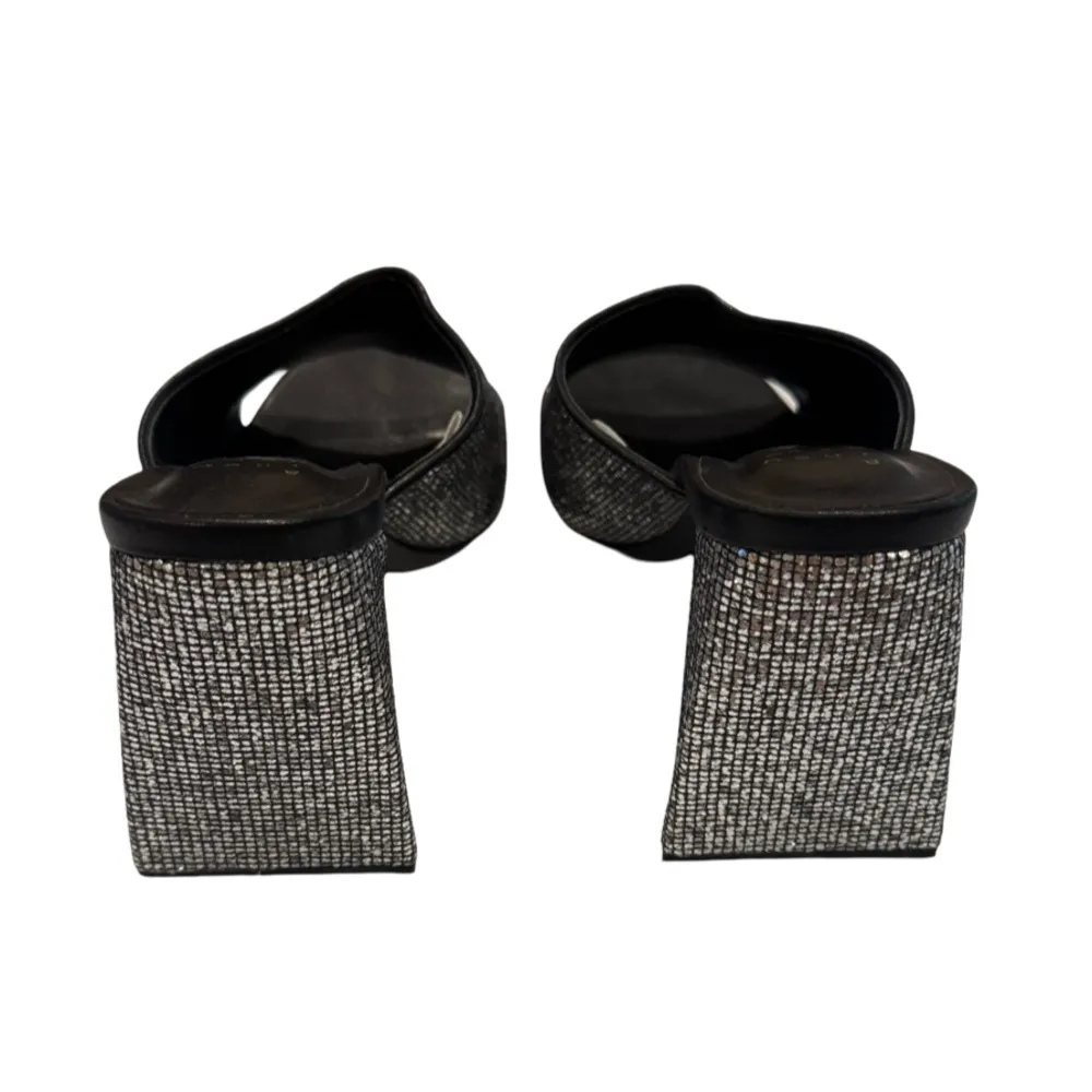 A New Day Vira Mule Heels in Silver Size 6.5 - Image 4