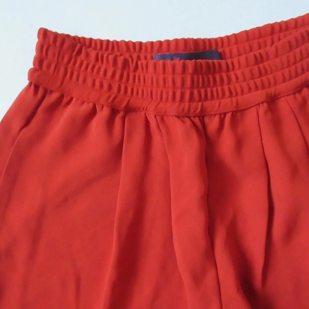 Stella McCartney Dahlia Caddy in Dark Orange Pleated Crepe Harm Jogger Pant 36 2 - Image 4