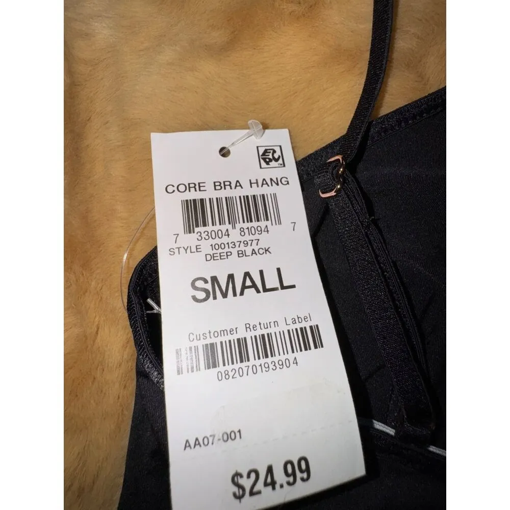 INC International Concepts Women's Lace-Trim Bralette, Black, Size S, NWT - Image 4