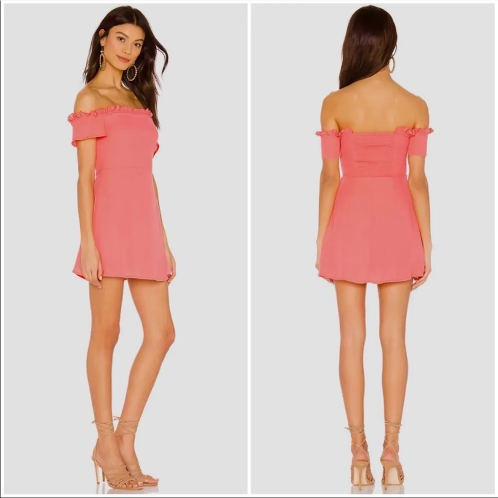 Superdown X Revolve Dulipa Off Shoulder Mini Dress Small - Image 2