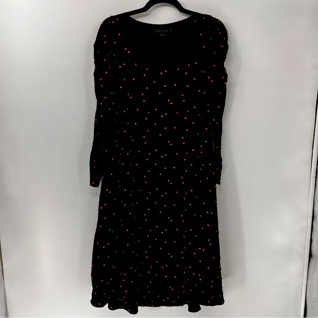 Hatch collection the Stevie dress Maternity long sleeve midi size 0 Black - Image 3