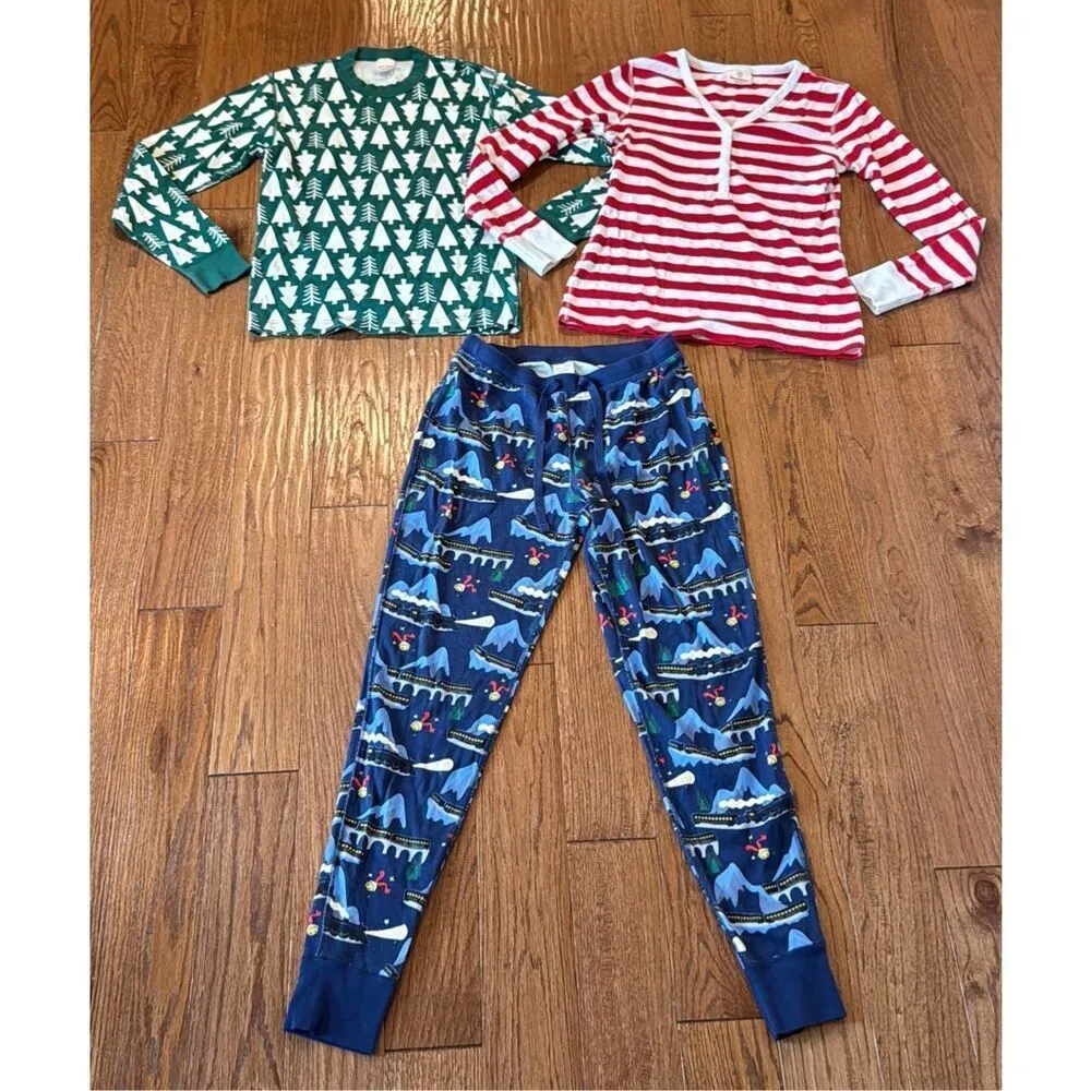 Hanna Andersson women’s holiday pajama bundle small Green - Image 10