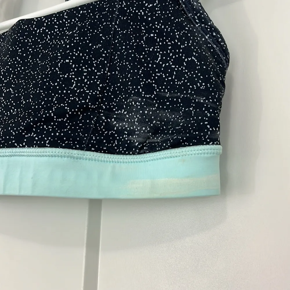 Lululemon Size 4 Turquoise Blue Splendour Racerback Sports Bra - Image 8