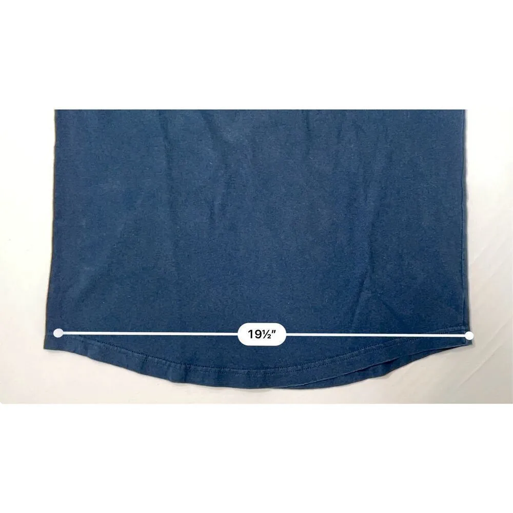 Simply Southern AX9 E608 Graphic T-shirt‎ "Sail Away" Navy Blue LS Shirt Small - Image 5