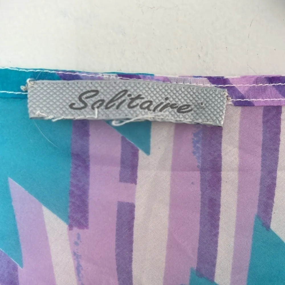 Solitaire by Ravi Khosla Jewel & Bead‎ Encrusted swim coverup Small ◼️ - Image 7