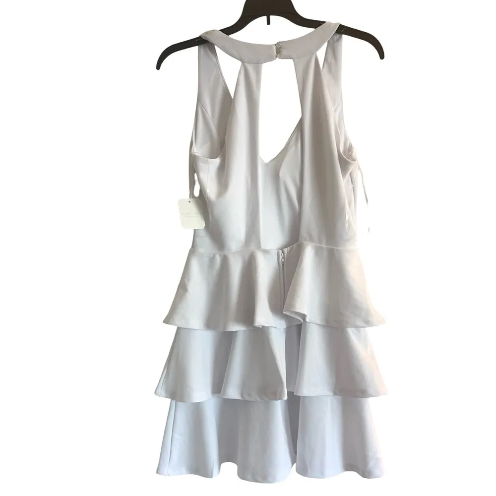 NWT Altar'd State Chic Open Back White Tiered "Holly Dress" - Image 7