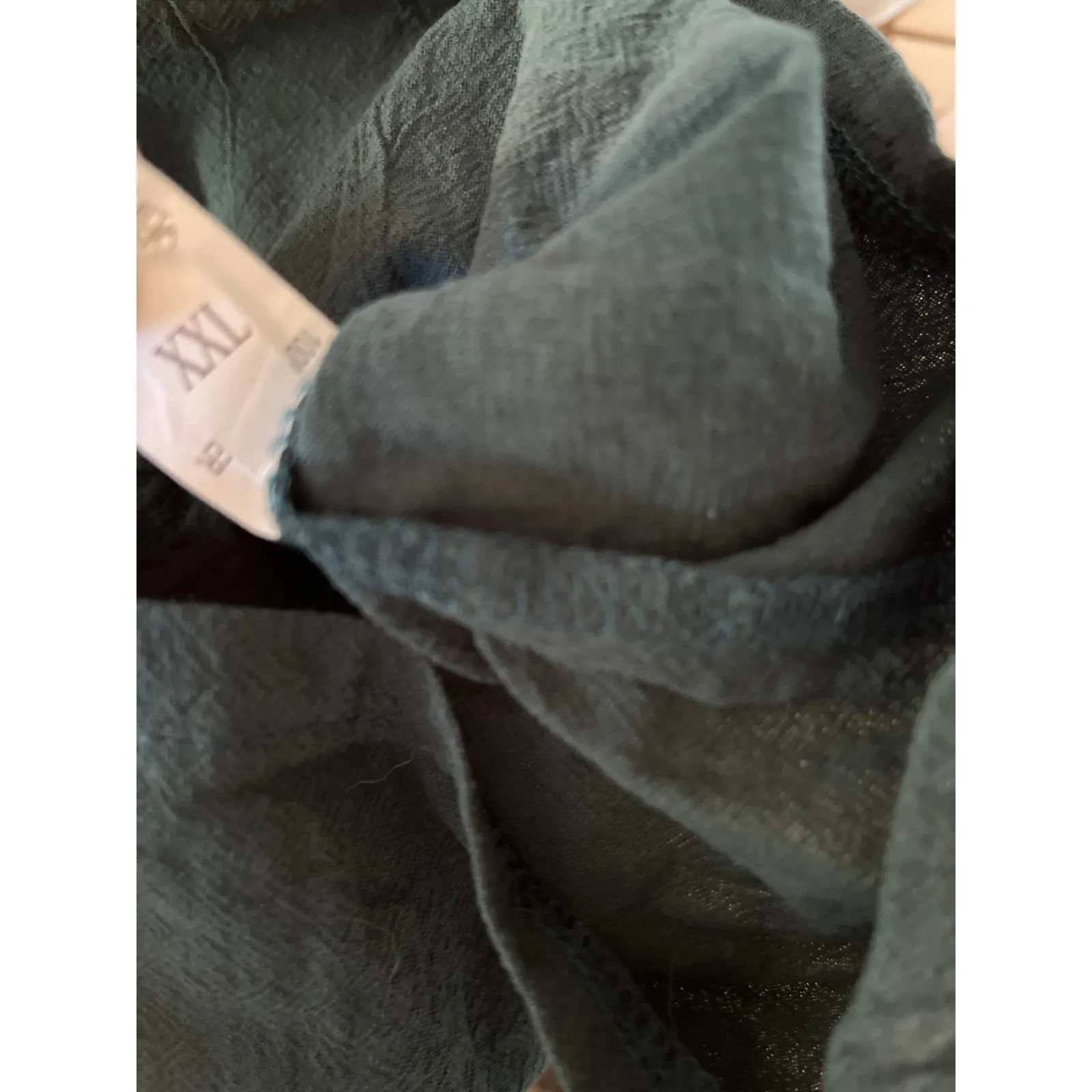 Green Polyester Short Cotton Blend Overalls Women's Size XXL - Image 5