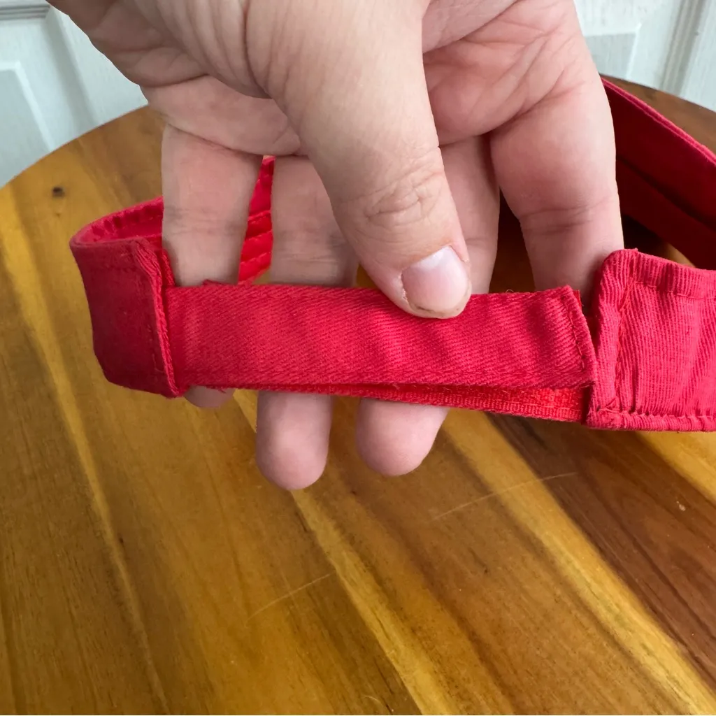 Red adjustable visor - Image 5