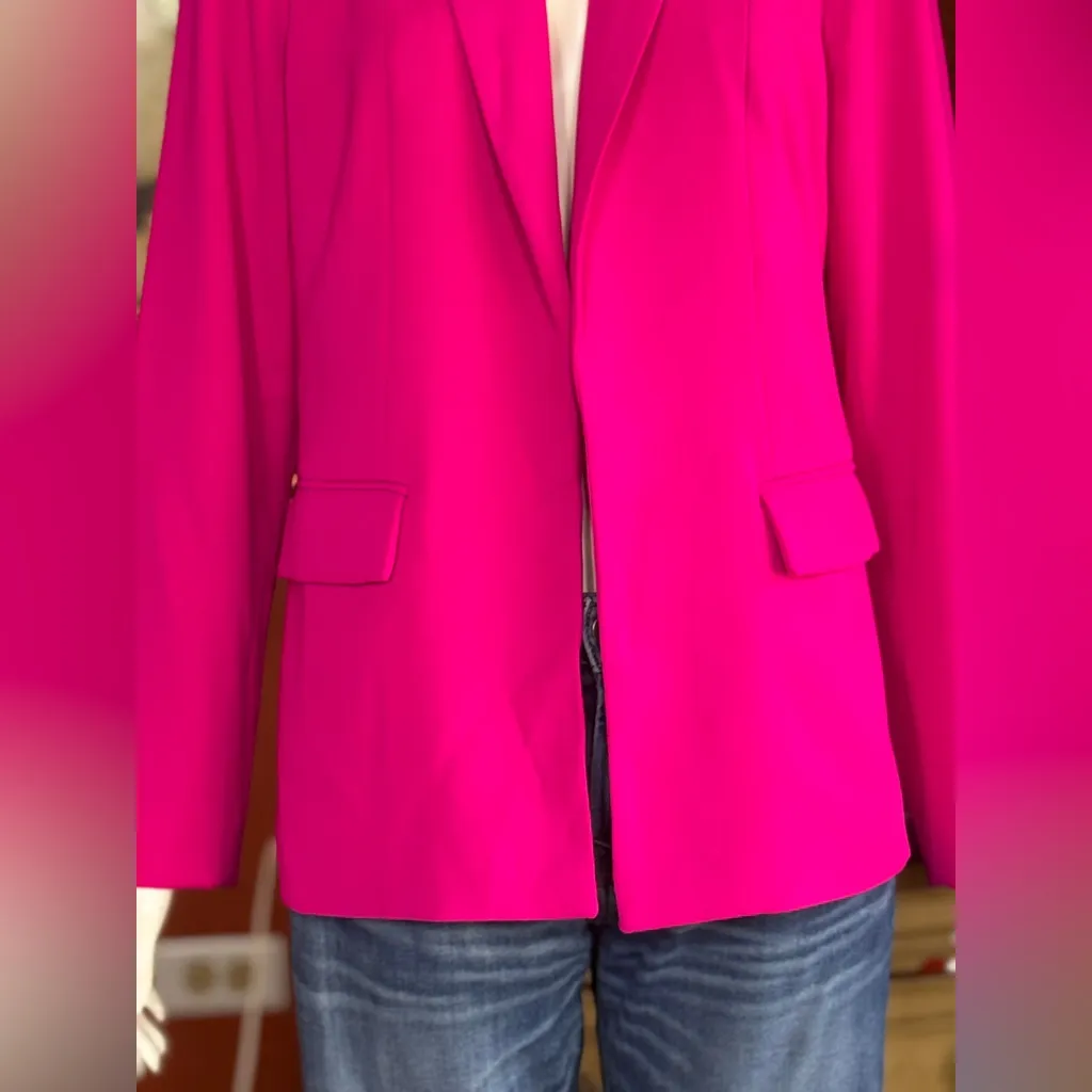 Skies Are Blue True Fuchsia Blazer Size Medium - Image 6