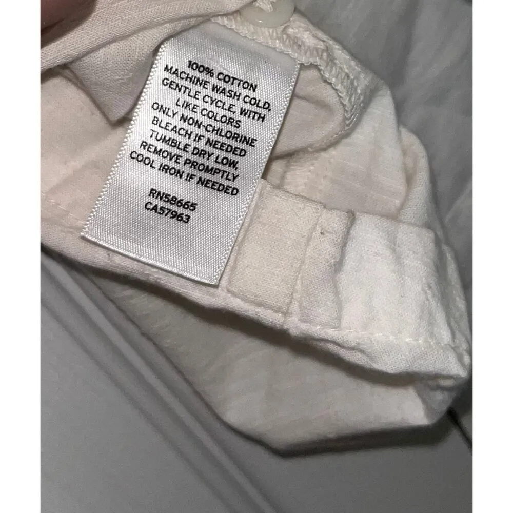 Treasure & Bond Puff Sleeve Button-Up Shirt “Size M” NWT/Defects (B35) - Image 12