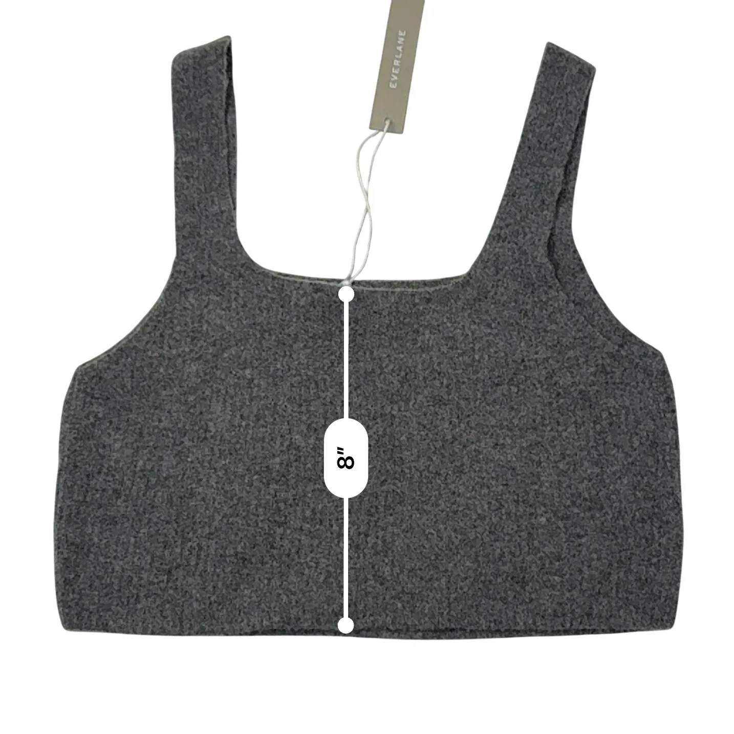 Everlane The Cozy Stretch Sweater Tank LARGE Wool Blend Cozy Quiet Luxury NEW - Image 7