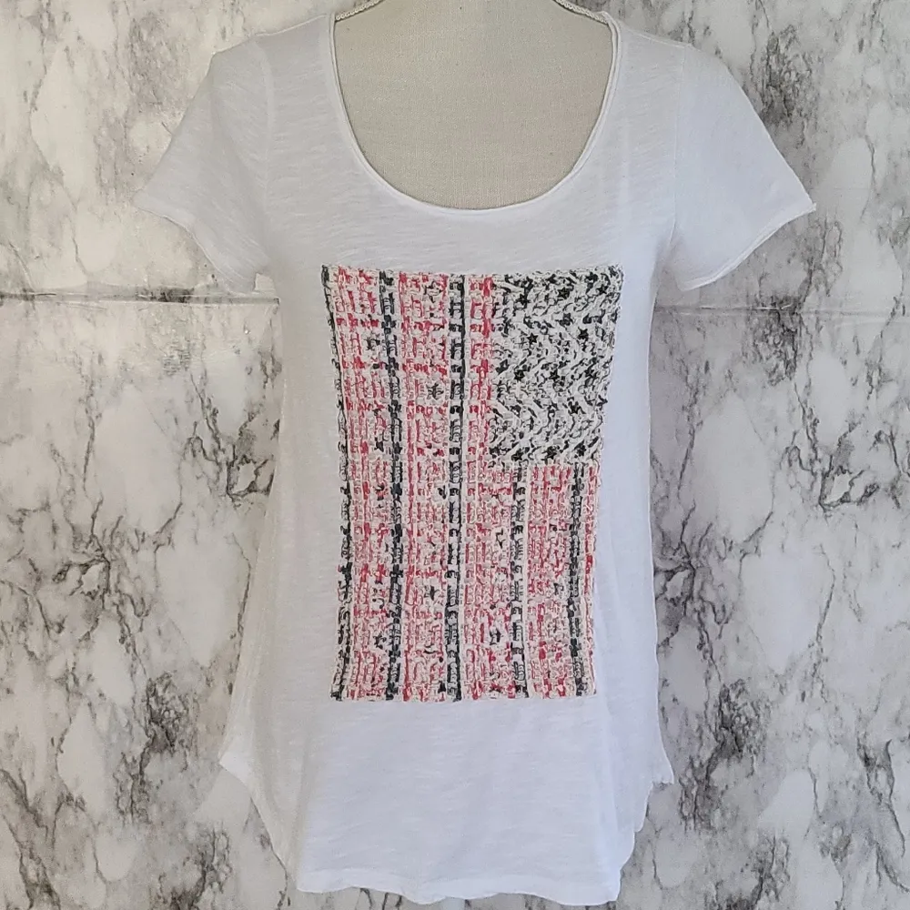 Lucky Brand  flag tee size small - Image 2