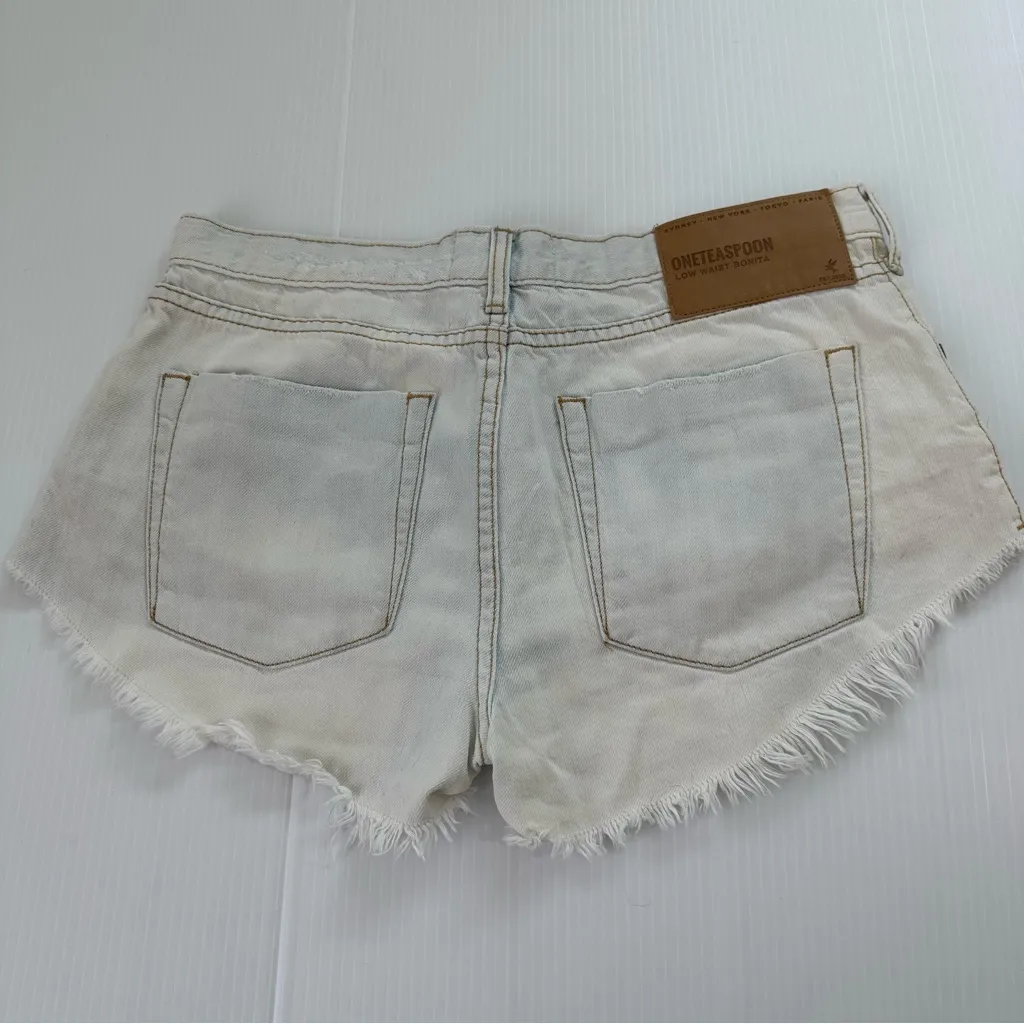 One Teaspoon Low Waist Bonita Shorts, 28” - Image 2