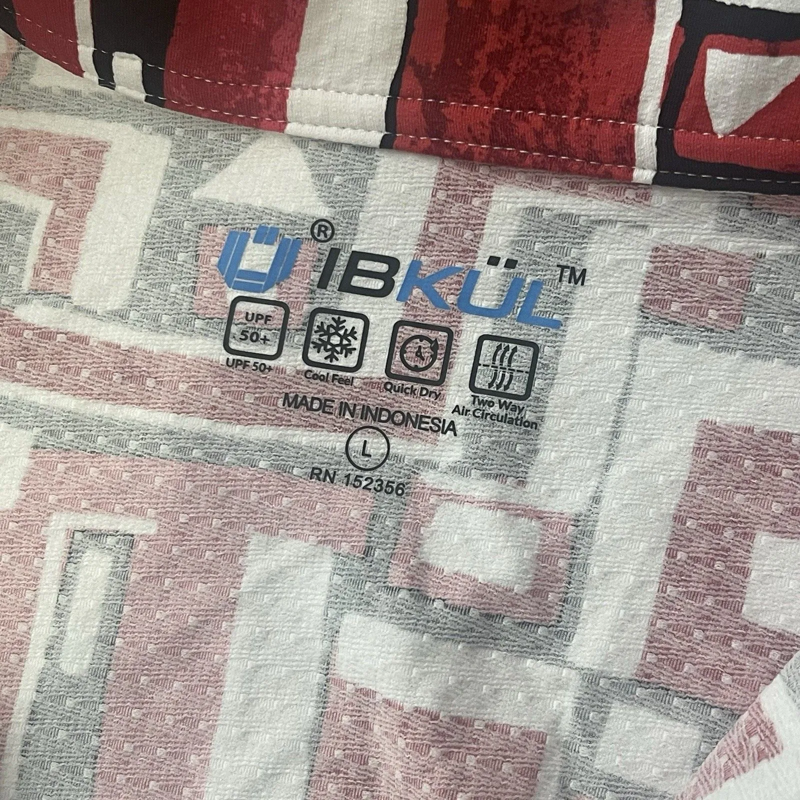 IBKUL Sleeveless Polo Shirt Large Black Red Golf Active Performance Cap Sleeve - Image 7