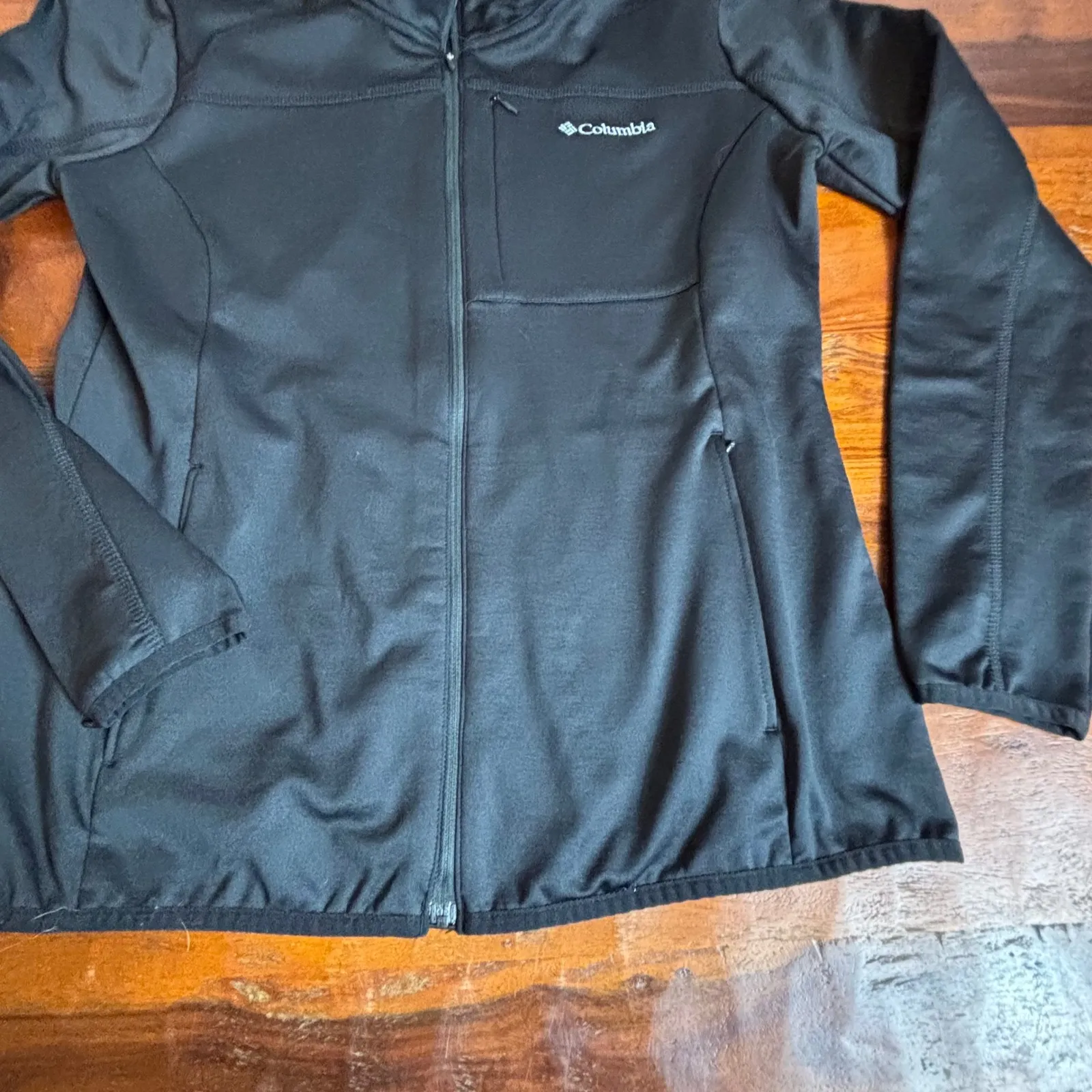 Columbia Sportswear Full Zip Fleece Jacket Women's Size L Black - Image 2