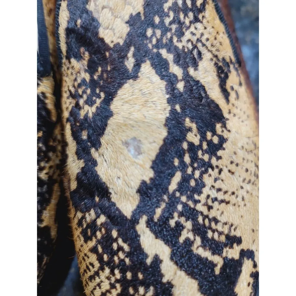 Antonio Melani Loafer Shoes Womens Sz 8.5M Multi Leopard Print Round Toe Slip On - Image 8