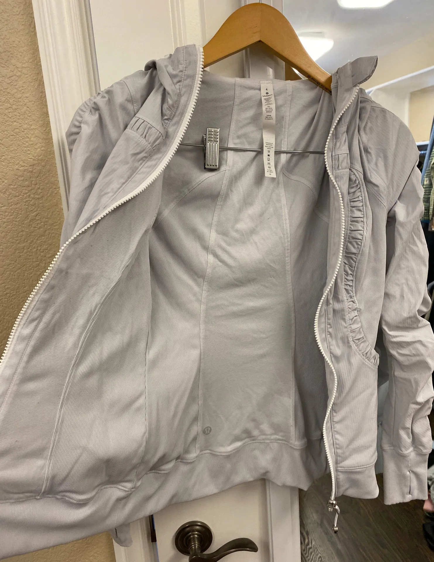 Lululemon Light Gray Jacket - Image 2
