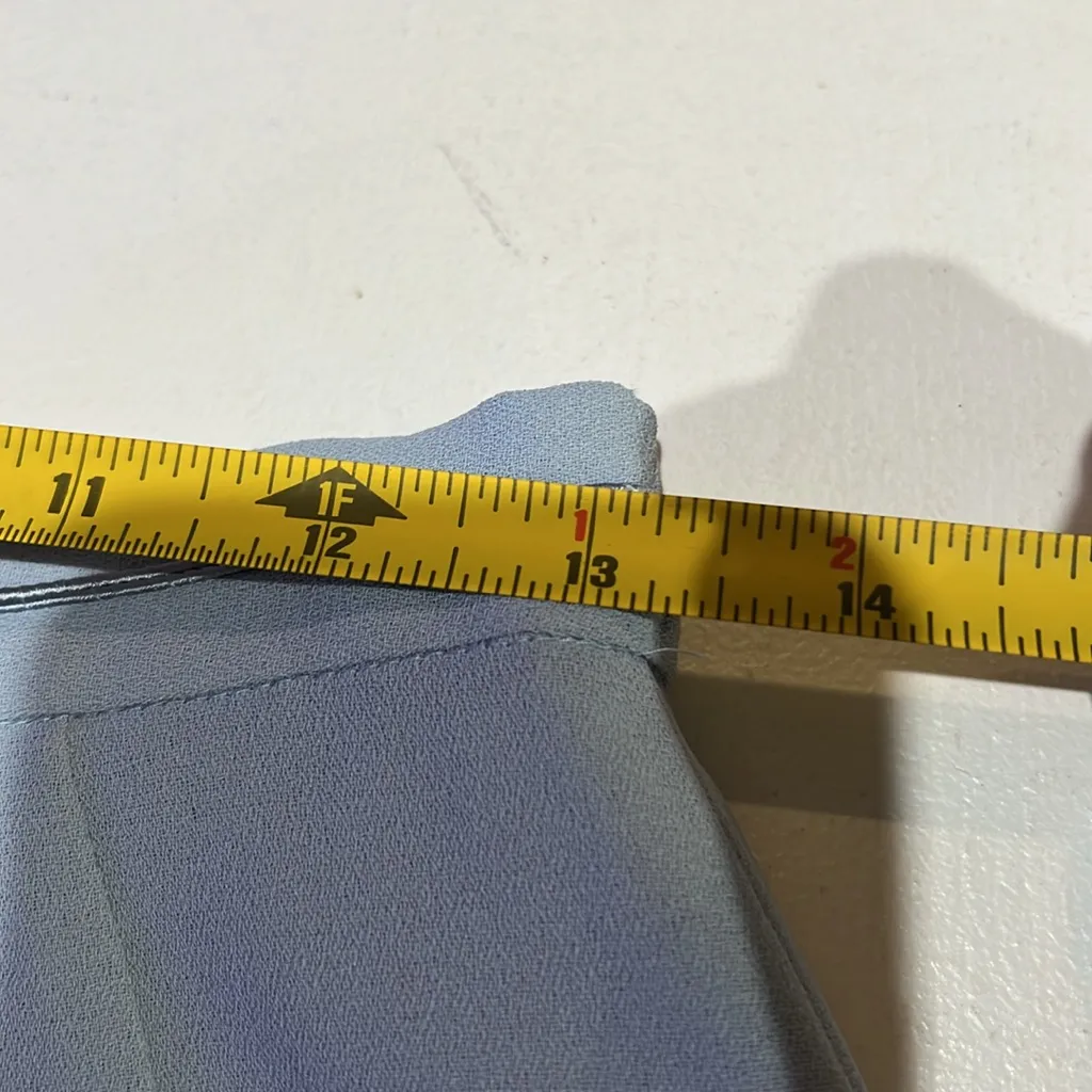 DONNA MORGAN Blue 2pc Maxi Cocktail Suit/Wedding Embellished Size 8 - Image 14