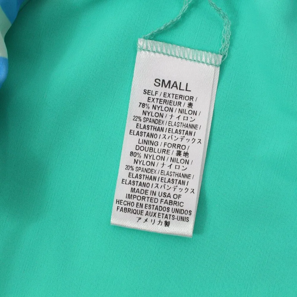 Mara Hoffman Diamond Spaghetti Bikini Bottom in Aqua Size S‎ - Image 7