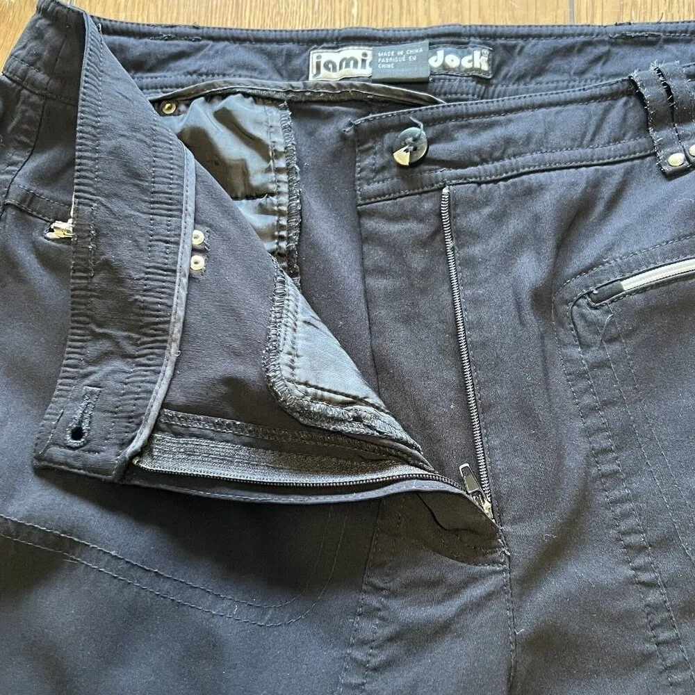 Jamie Sadock Shorts Womens Size 6 Black Capri Long Golf Utility Stretch Athletic - Image 10