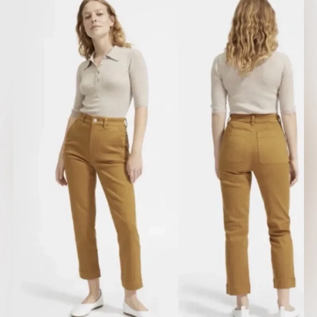Everlane Women's Cropped Jeans in Camel - Image 2