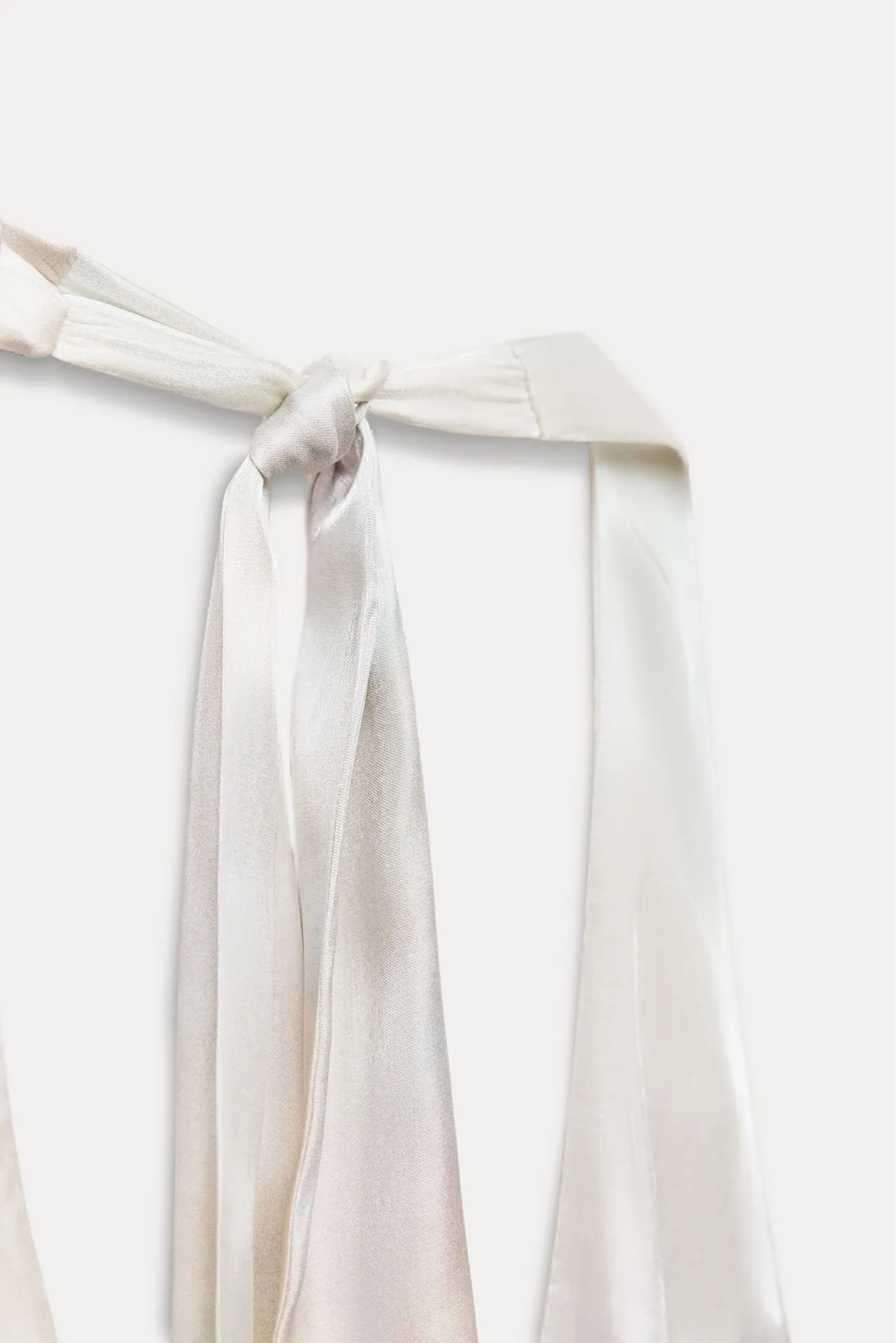 Zara maxi dress formal gown pearl satin effect halter evening wedding bodycon - Image 13