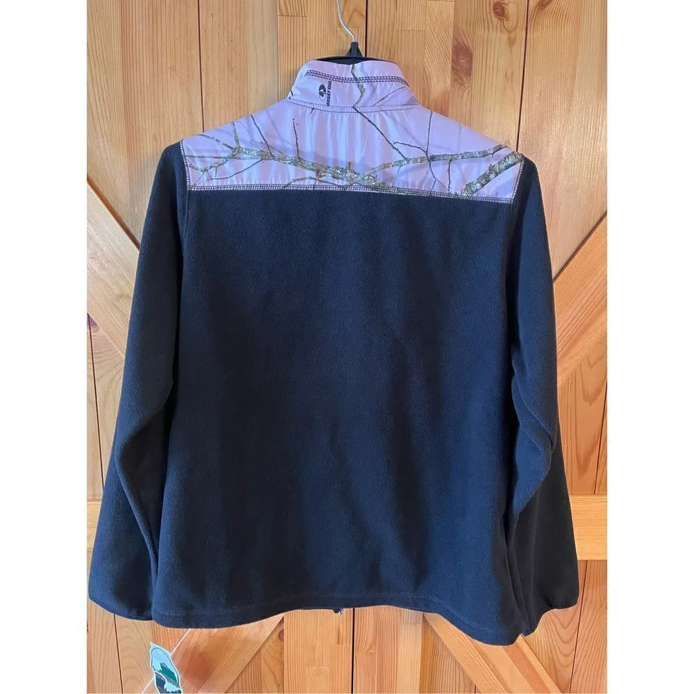 Mossy Oak Performance Fleece/Camo Womens Size Large Jacket Zips Up nwt (2714) - Image 4