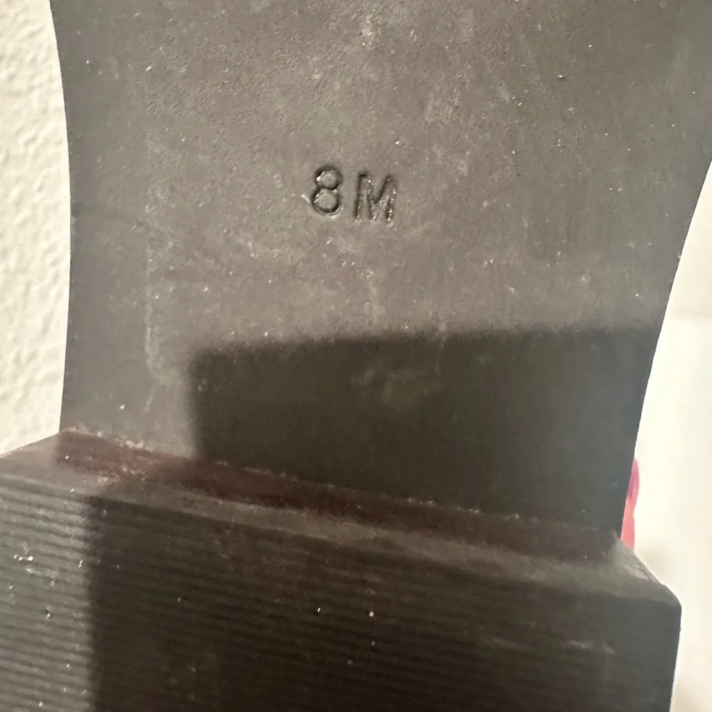 MICHAEL Michael Kors Arley Moto Buckled Ankle Boots Size 8 Dark Brown Leather - Image 8