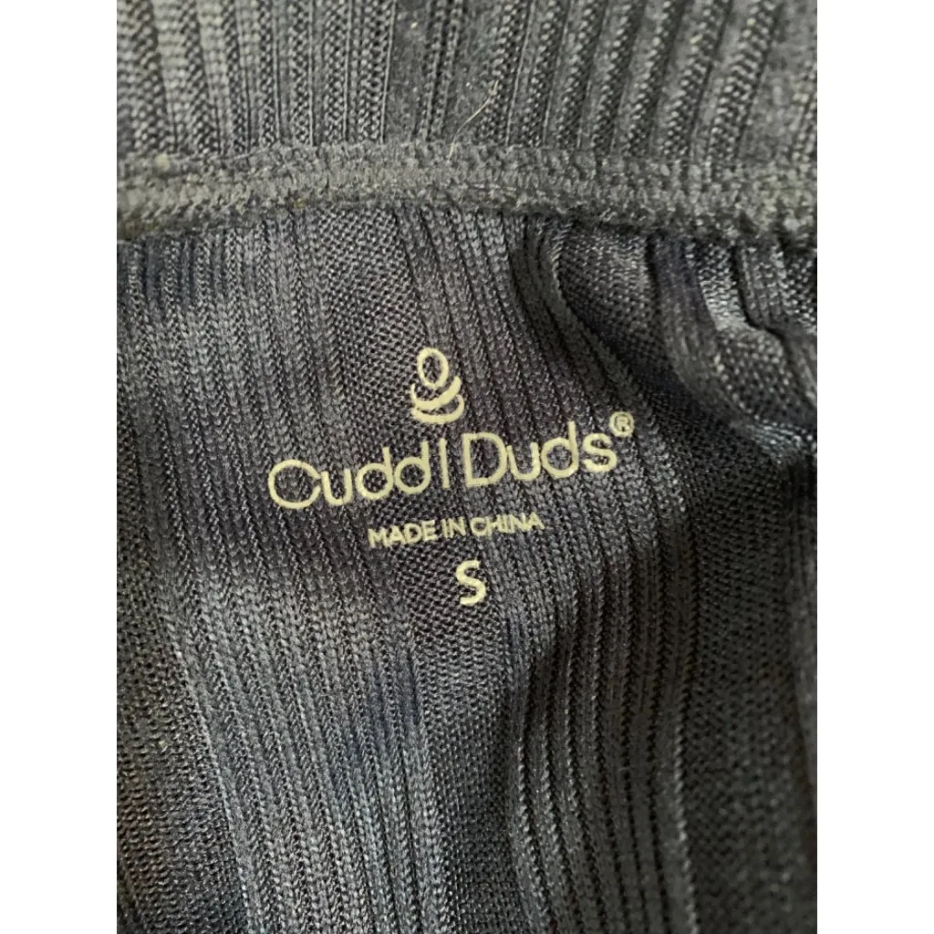 Cuddl Duds Small Ribbed Navy Pants With Pocket - Image 4