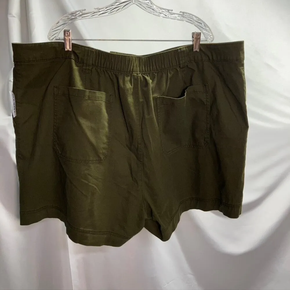 Old Navy OG Chino Short Womens 3x New Green Classic Spring Summer Beach Vacation - Image 9