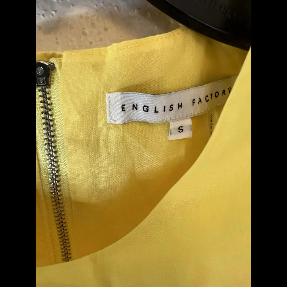 Poplin Cut-out Mini Dress Sz S - Image 7