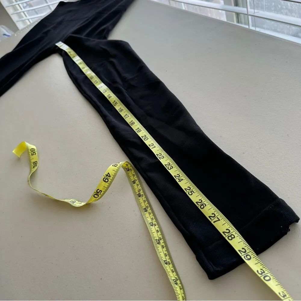 Spanx Black Pullon Stretchy Pants Ankle Zipper Medium - Image 7