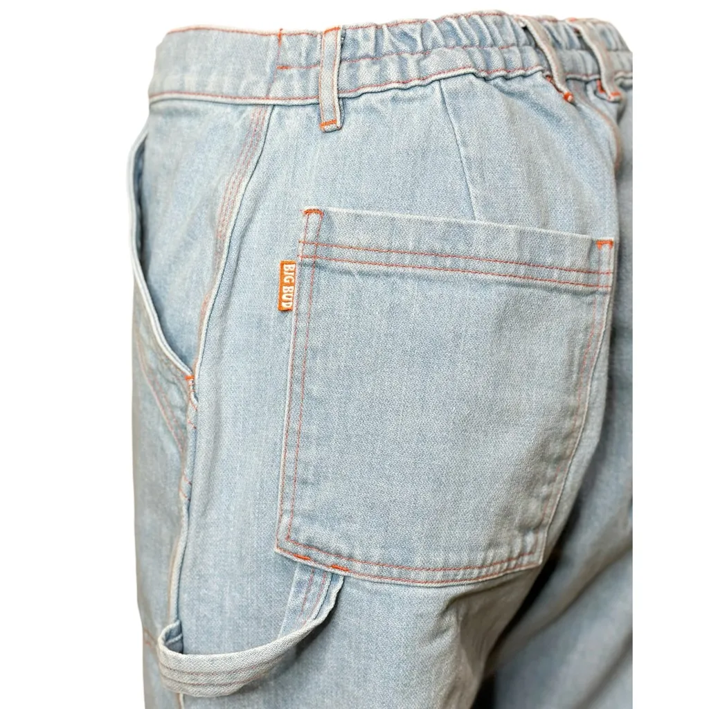 BIG BUD PRESS Carpenter Jeans, Light Wash, Medium Blue - Image 8