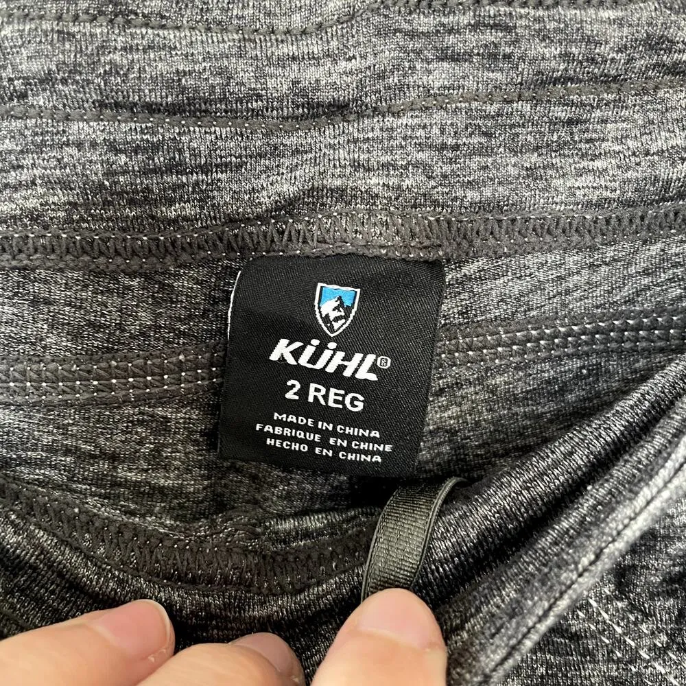 Kuhl gray heathered pants jegging style women's size 2 regular casual comfort - Image 3